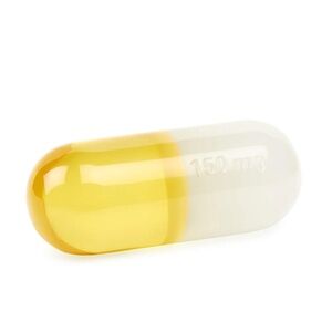 NEW Jonathan Adler Acrylic Pill - 150 mg - Yellow